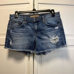 Joe’s Holly Denim Cut Off Distressed Shorts Size Women’s 27 Color Blue